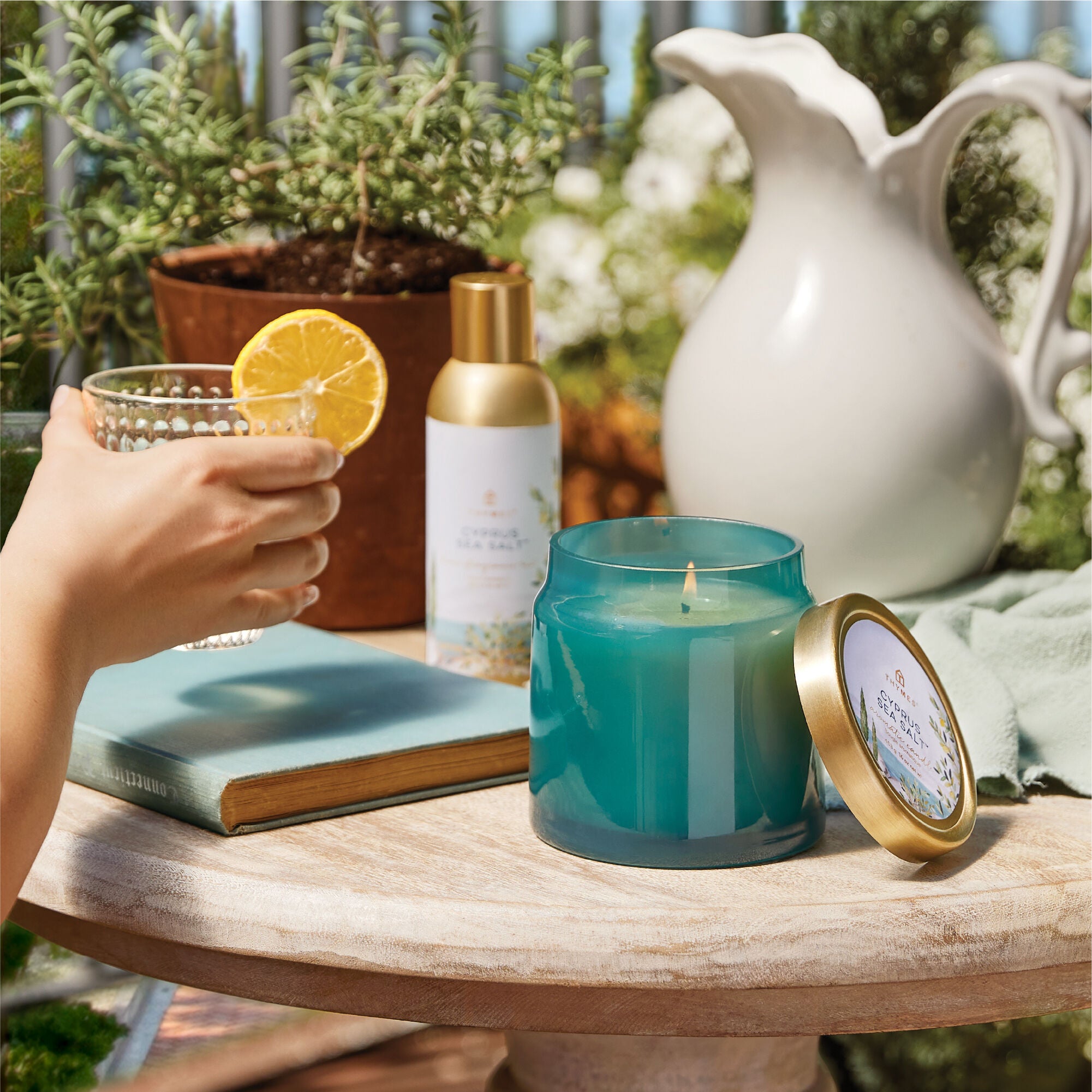 Cyprus Sea Salt Statement Poured Candle - Image 4