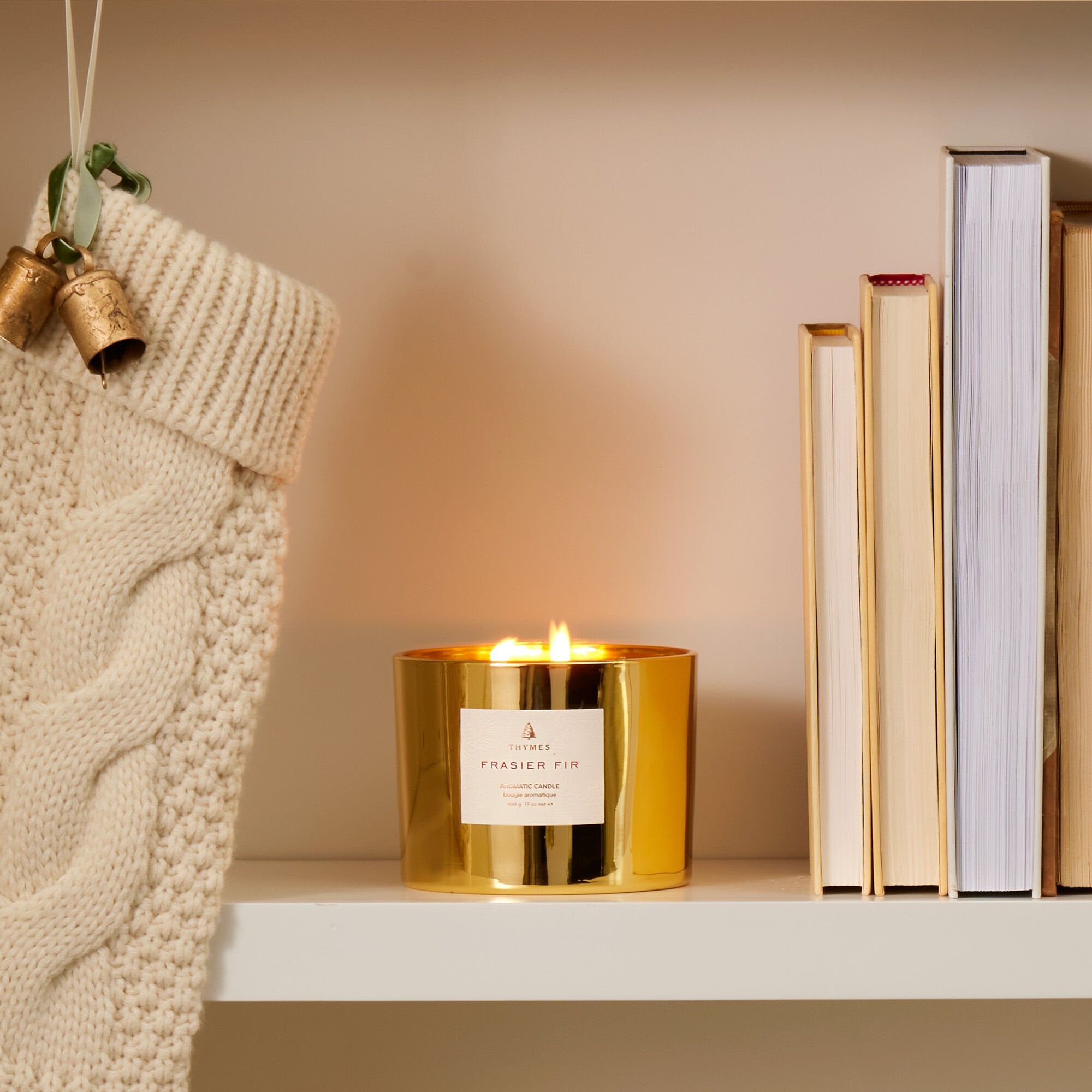 Frasier Fir? Gold 3-Wick Candle - Image 3