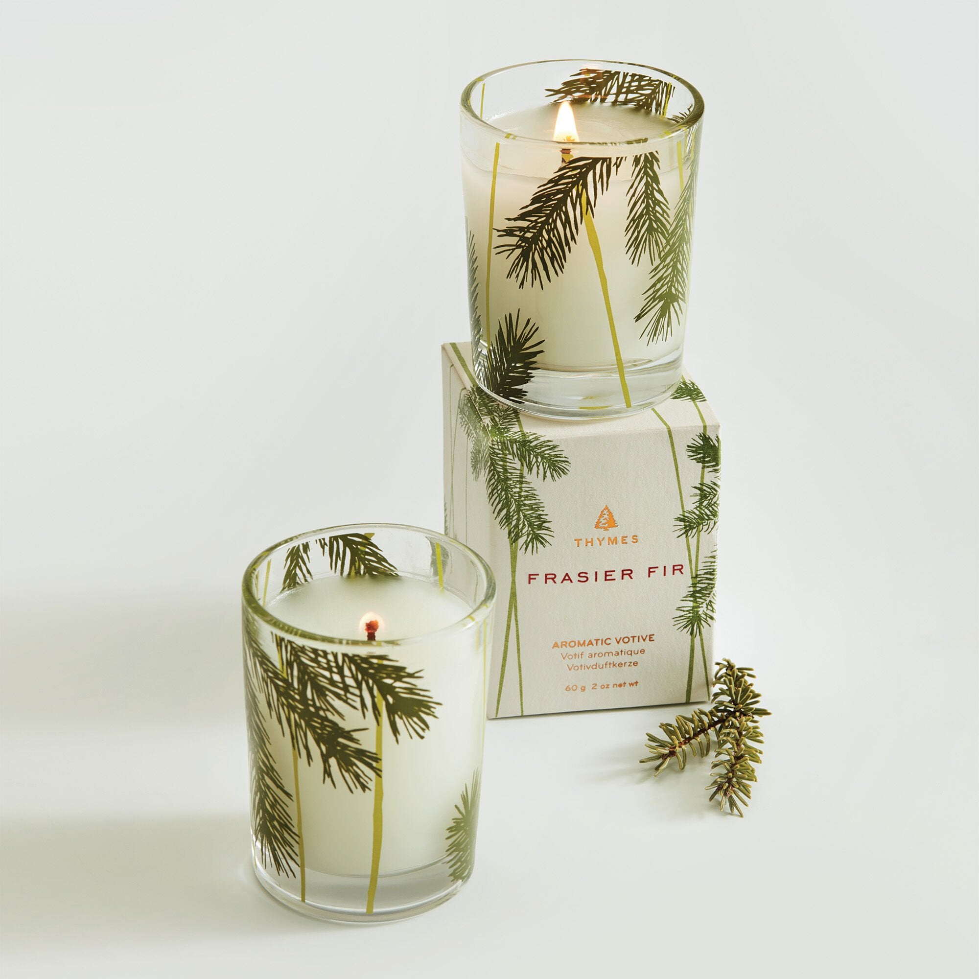 Frasier Fir? Pine Needle Votive Candle - Image 2