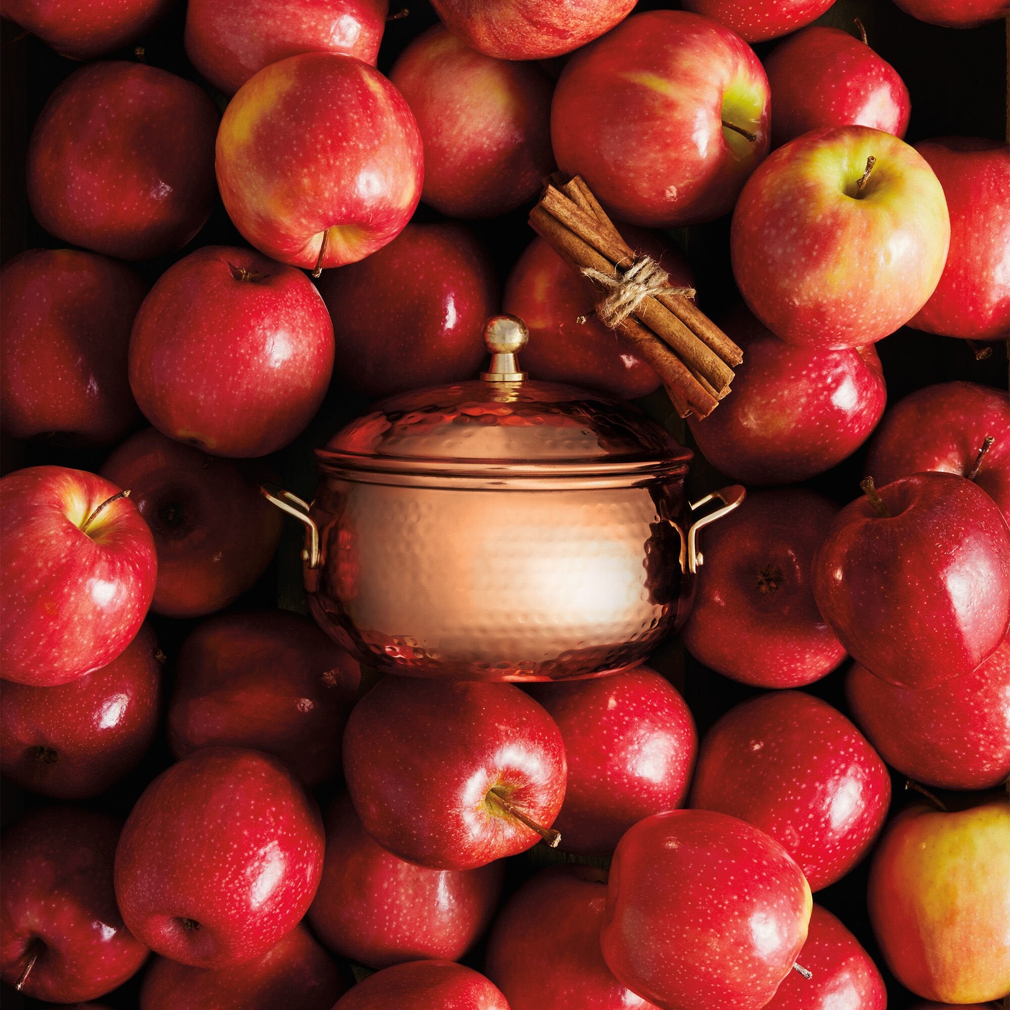 Simmered Cider Copper Pot 3-Wick Candle - Image 3