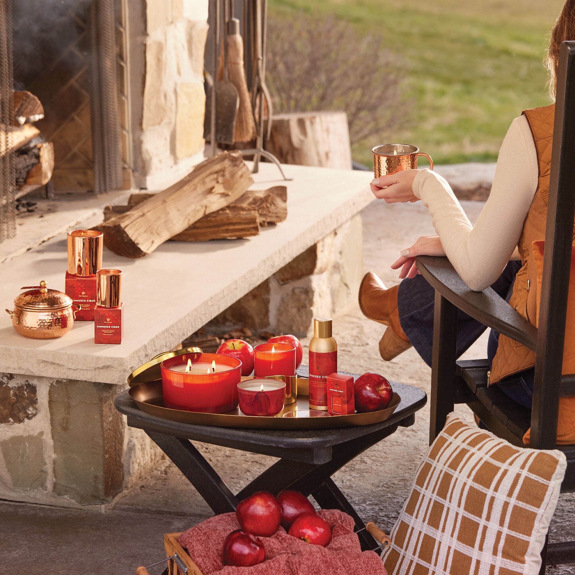 Simmered Cider Votive Candle - Image 3