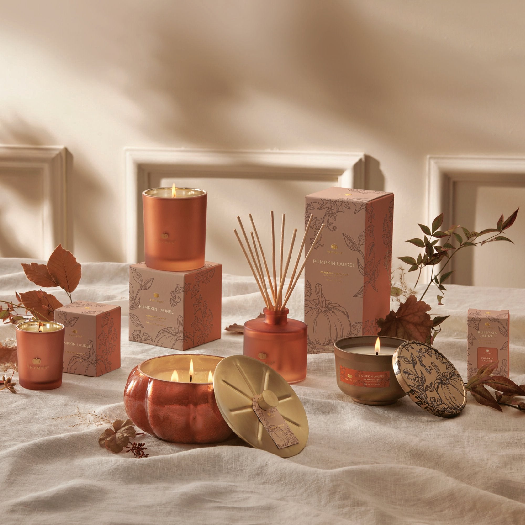 Pumpkin Laurel Aromatic Candle - Image 4